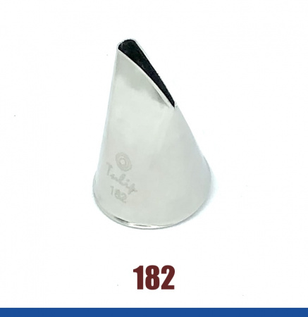 Кондитерская насадка 182 Tulip, Корея, прямой лепесток с округлой прорезью 16 мм