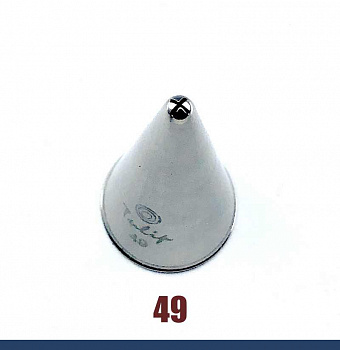 Кондитерская насадка закрытая звезда 49 Tulip™ малый размер (Ø 3.2 мм, 4 луча)