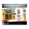 Набор 7 шт пластиковых герметичных контейнеров-баночек для хранения продуктов