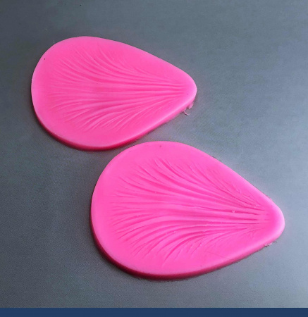 Молд силиконовый (вайнер) лепесток Пиона (0), комплект 2 части (70•50 мм)