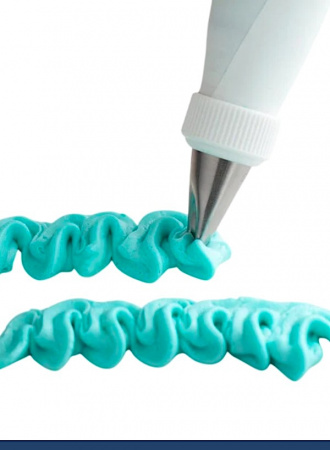 Кондитерская насадка 159 Tulip, Корея, прорезь 4.8 мм лепесток изогнутый левый, мини