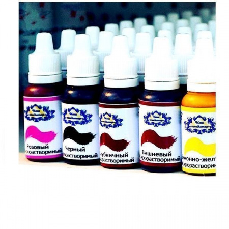 Краситель гелевый ЖИРОрастворимый 20 гр.(НК) Зелёная-Бирюзовый