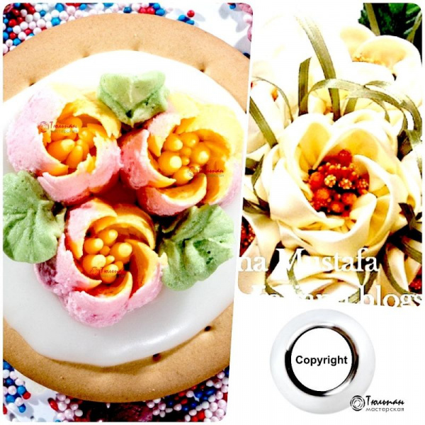 Насадка Цветок №105 Ночной Жасмин | L размер (Russian Flower Nozzle #105 - Night Jasmine | L size | By Tulip Workshop)