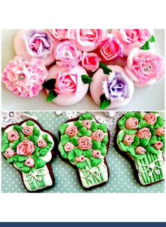 Кондитерская насадка 60 Tulip, Корея, прорезь 9 мм лепесток изогнутый правый