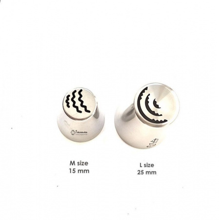 мини Насадка листик/лепесток E №186 лепестки Пиона | М размер