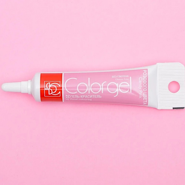 Краситель пищевой гелевый Colorgel: Rosa Candy (Розовый) | 20-100 гр